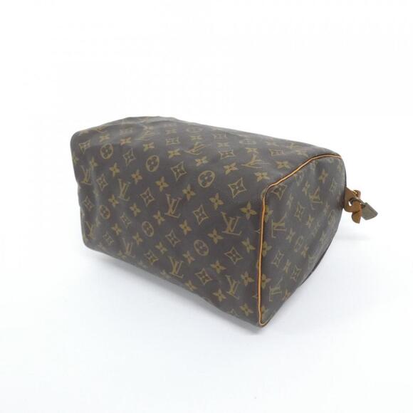 LOUIS VUITTON Brown Monogram Speedy 30 Boston Bag - Picture 2 of 9